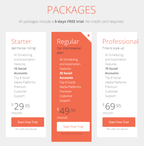 Jarvee review: the pricing packages
