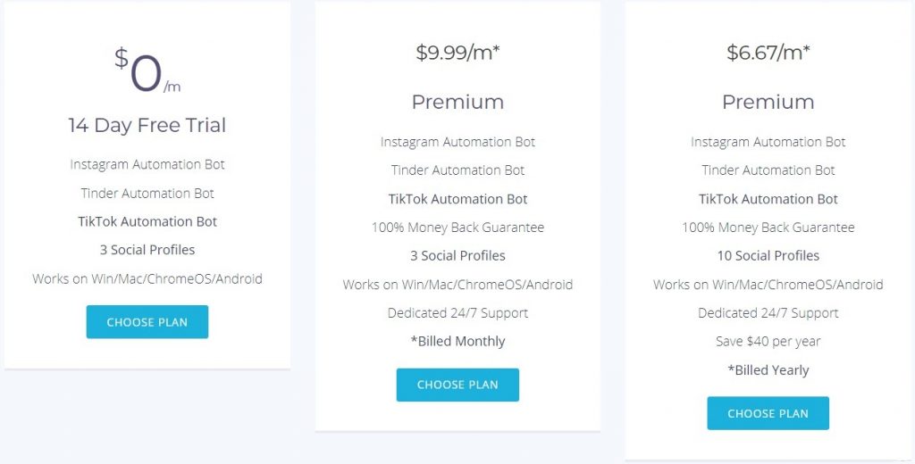 instoo review - pricing