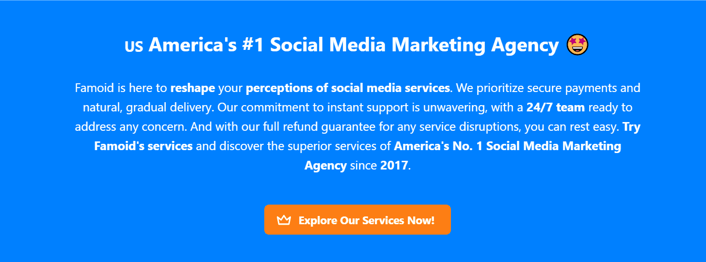 Famoid social media marketing agency