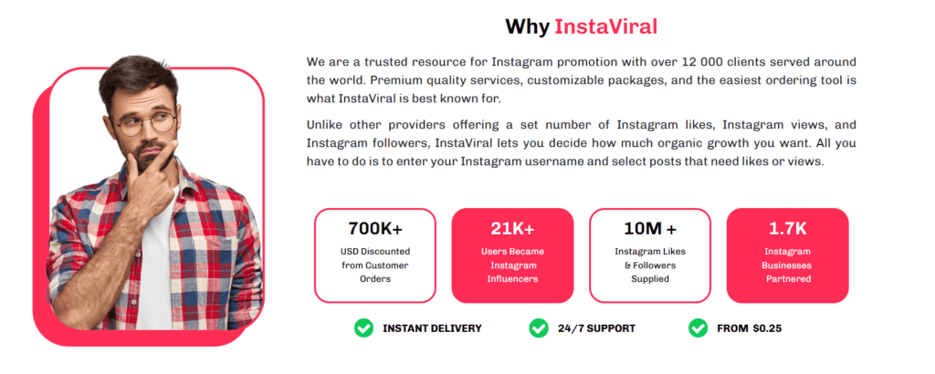 InstaViral: to help you with Instagram growth
