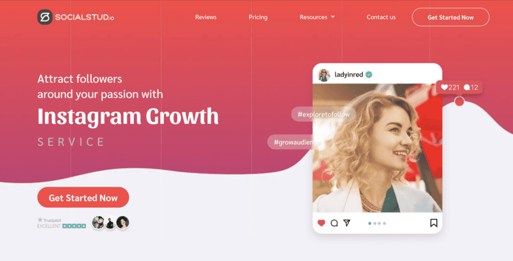 growth tool-socialstud home screen shot