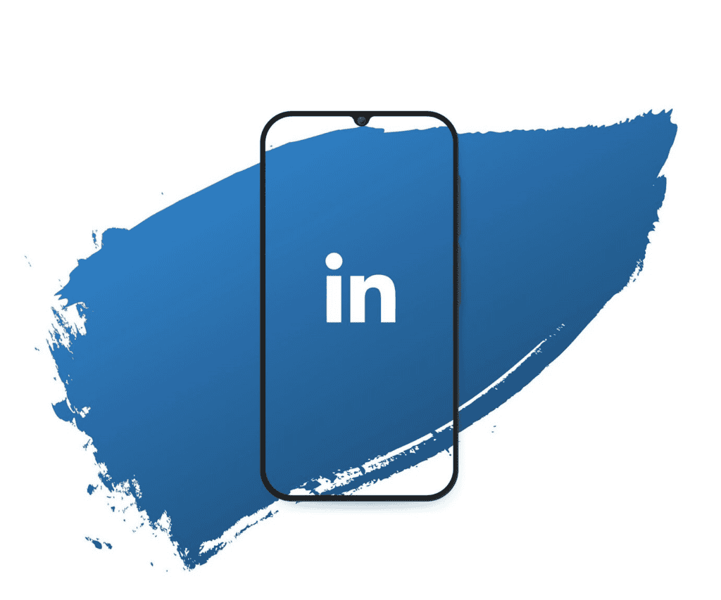 Linkedin icon mockup