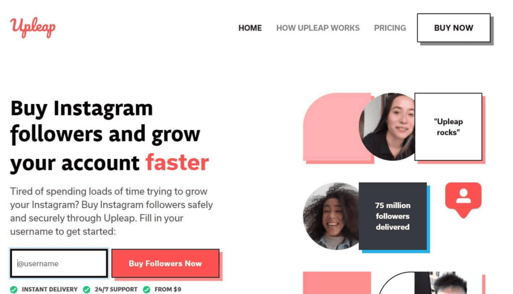 Upleap Instagram growth with fast results and reviews