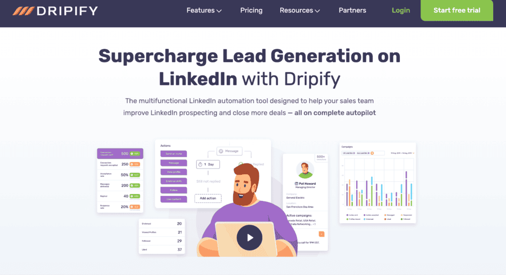 Linkedin automation tool review Dripify