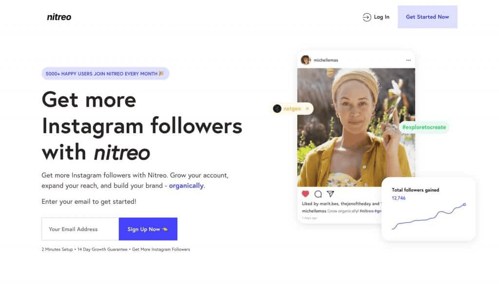 Nitreo instagram growth tool