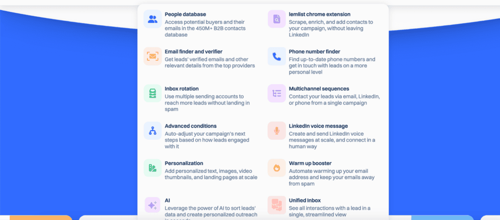 Key Features of Lemlist