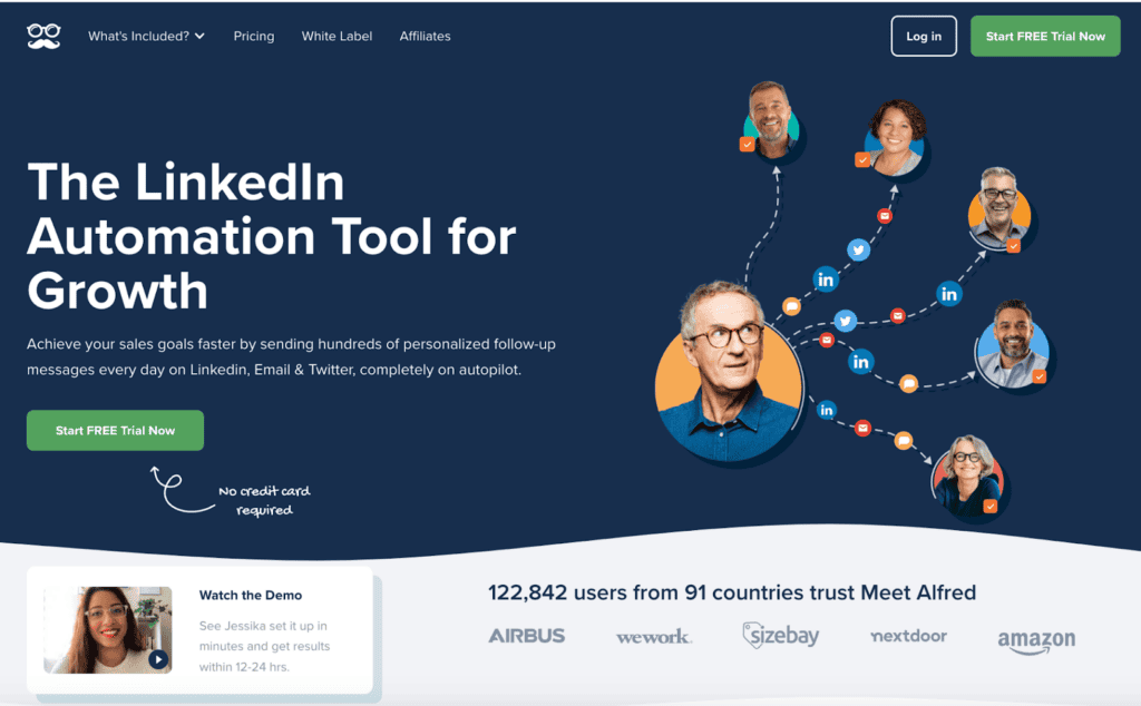 meetalfred Linkedin automation tool