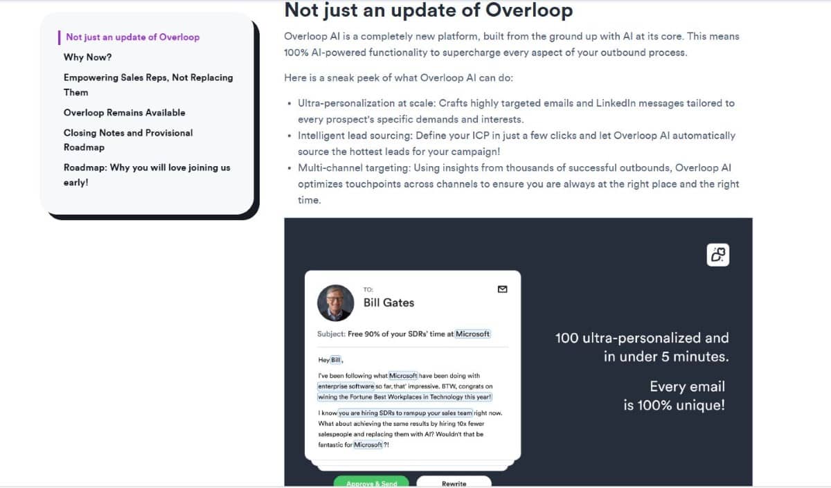 What is overloop