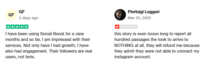 customer reviews socialboost